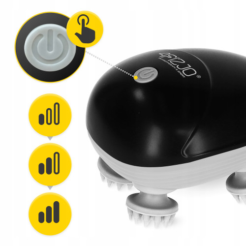 Масажна подушка  4FIZJO Smart Head Massager Black - фото №7